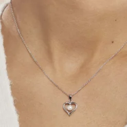 Collier Ainhoa Maille Forçat Argent Blanc Perle De Culture-Histoire d'Or Online