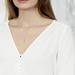 Collier Ainhoaa Or Blanc Diamant-Histoire d'Or New