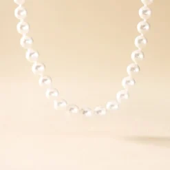 Collier Akoya Or Jaune Perle De Culture D'akoya-Histoire d'Or Hot