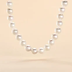 Histoire d'Or Collier Akoya Or Jaune Perle De Culture D'akoya