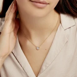 Histoire d'Or Collier Alais De Zirconium