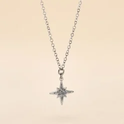 Histoire d'Or Collier Alcyone Argent Blanc