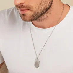 Collier Alessio Acier Blanc-Histoire d'Or Outlet