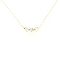 Histoire d'Or Collier Alexine Or Jaune Oxyde De Zirconium