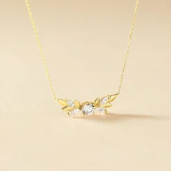 Histoire d'Or Collier Alexine Or Jaune Oxyde De Zirconium