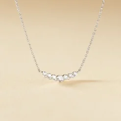 Histoire d'Or Collier Aliah Argent Blanc Oxyde De Zirconium