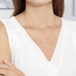 Histoire d'Or Collier Aliah Argent Blanc Oxyde De Zirconium