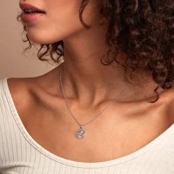 Histoire d'Or Collier Alive Argent Blanc Oxyde De Zirconium