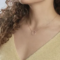 Histoire d'Or Collier Alysone Argent Rose Oxyde De Zirconium