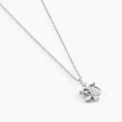 Histoire d'Or Collier Amalthee Argent Blanc Oxyde De Zirconium