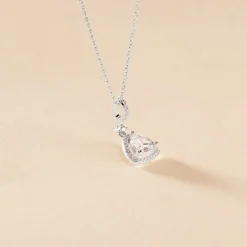 Histoire d'Or Collier Amantine Argent Blanc Oxyde De Zirconium