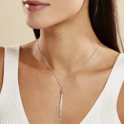 Collier Amaryllis Argent Blanc-Histoire d'Or Outlet