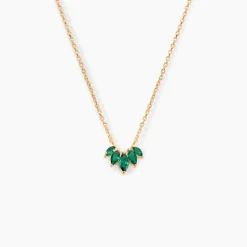 Histoire d'Or Collier Amazonia Plaqué Or Jaune Oxyde De Zirconium