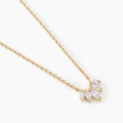 Histoire d'Or Collier Amazonia Plaqué Or Jaune Oxyde De Zirconium