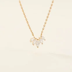 Histoire d'Or Collier Amazonia Plaqué Or Jaune Oxyde De Zirconium