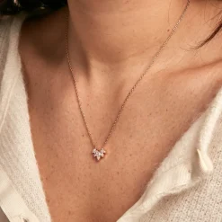 Histoire d'Or Collier Amazonia Plaqué Or Jaune Oxyde De Zirconium