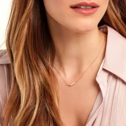 Collier Ambrogio Or Jaune Perle De Culture Oxyde De Zirconium-Histoire d'Or New