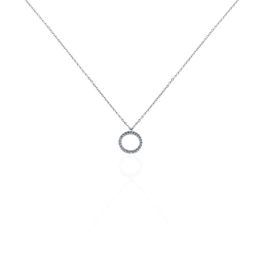 Histoire d'Or Collier Ambroisie Argent Blanc Oxyde De Zirconium