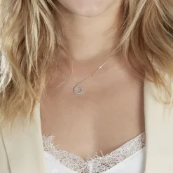 Histoire d'Or Collier Ambroisie Argent Blanc Oxyde De Zirconium