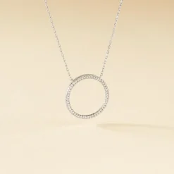Collier Amene Or Blanc Diamant-Histoire d'Or Discount