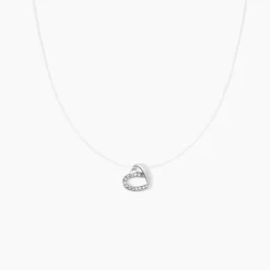 Collier Amiliana Argent Blanc Oxyde De Zirconium-Histoire d'Or Sale