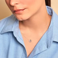 Collier Amiliana Argent Blanc Oxyde De Zirconium-Histoire d'Or Sale