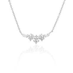 Collier Amissa Argent Blanc Oxyde De Zirconium-Histoire d'Or Sale