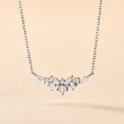 Collier Amissa Argent Blanc Oxyde De Zirconium-Histoire d'Or Sale