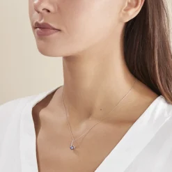 Histoire d'Or Collier Anais Or Blanc Perle De Culture Et Oxyde De Zirconium