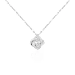 Histoire d'Or Collier Anasthase Argent Blanc Oxyde De Zirconium