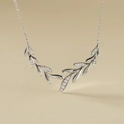 Histoire d'Or Collier Andeol Argent Blanc Oxyde De Zirconium