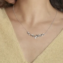 Histoire d'Or Collier Andeol Argent Blanc Oxyde De Zirconium