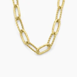 Collier Andria Acier Jaune-Histoire d'Or Sale