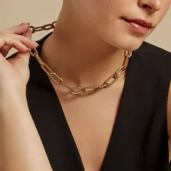 Collier Andria Acier Jaune-Histoire d'Or Sale