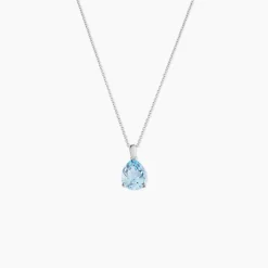 Histoire d'Or Collier Anesa Or Blanc Topaze