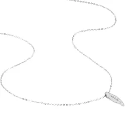Collier Ange-line Argent Blanc Oxyde De Zirconium-Histoire d'Or Discount