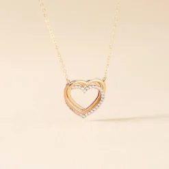 Collier Anthime Or Tricolore Oxydes De Zirconium-Histoire d'Or Best