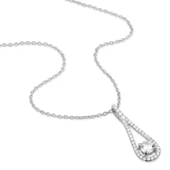Histoire d'Or Collier Antonietta Argent Blanc Oxyde De Zirconium