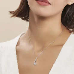 Histoire d'Or Collier Antonietta Argent Blanc Oxyde De Zirconium