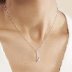 Histoire d'Or Collier Antonietta Argent Blanc Oxyde De Zirconium