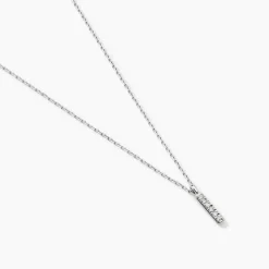 Histoire d'Or Collier Aprhodisia Or Blanc Diamant Blanc