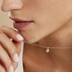 Collier April Argent Blanc Oxyde De Zirconium-Histoire d'Or Outlet