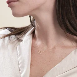 Histoire d'Or Collier Aquilegia Or Jaune