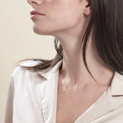 Histoire d'Or Collier Aquilegia Or Jaune