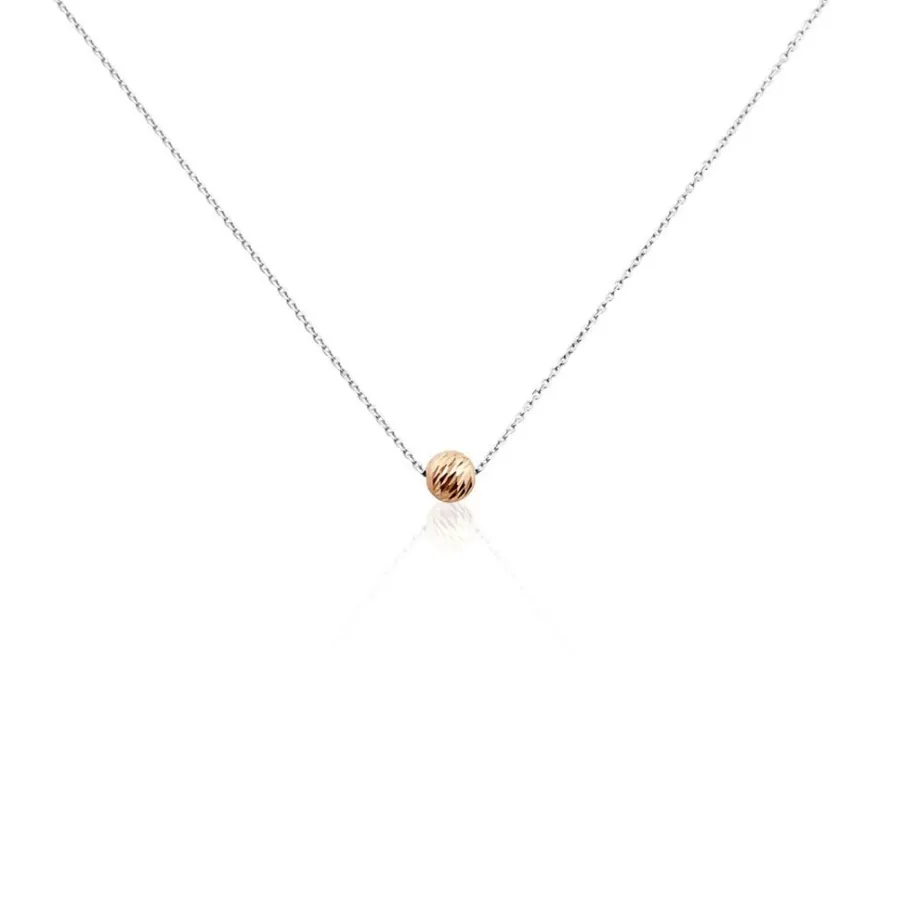 Histoire d'Or Collier Argent Bicolore Ramiro