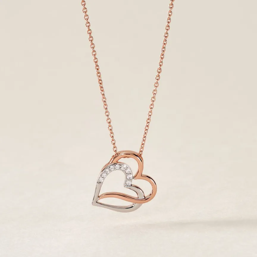 Collier Argent Bicolore Serapis Oxyde De Zirconium-Histoire d'Or Discount