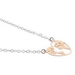 Histoire d'Or Collier Argent Bicolore Toyo