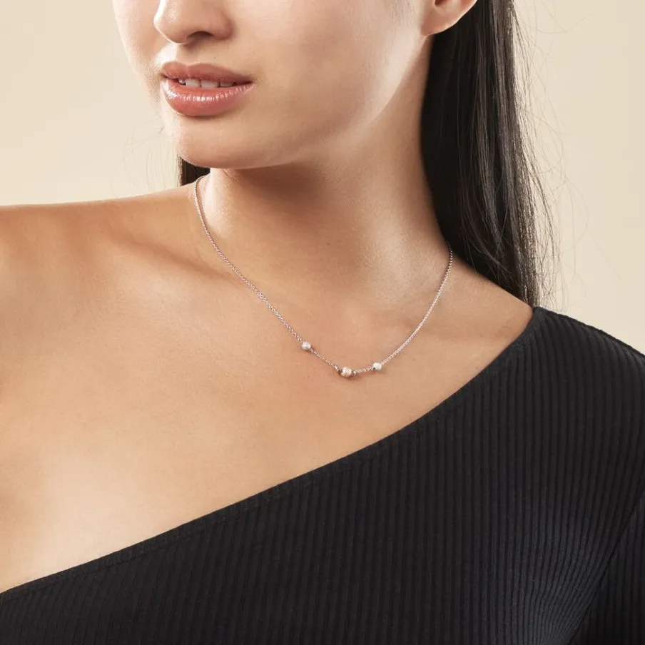 Histoire d'Or Collier Argent Bicolore Wilmart