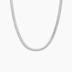 Histoire d'Or Collier Argent Blanc Alayna