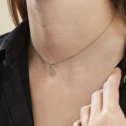 Histoire d'Or Collier Argent Blanc Alekdandarine